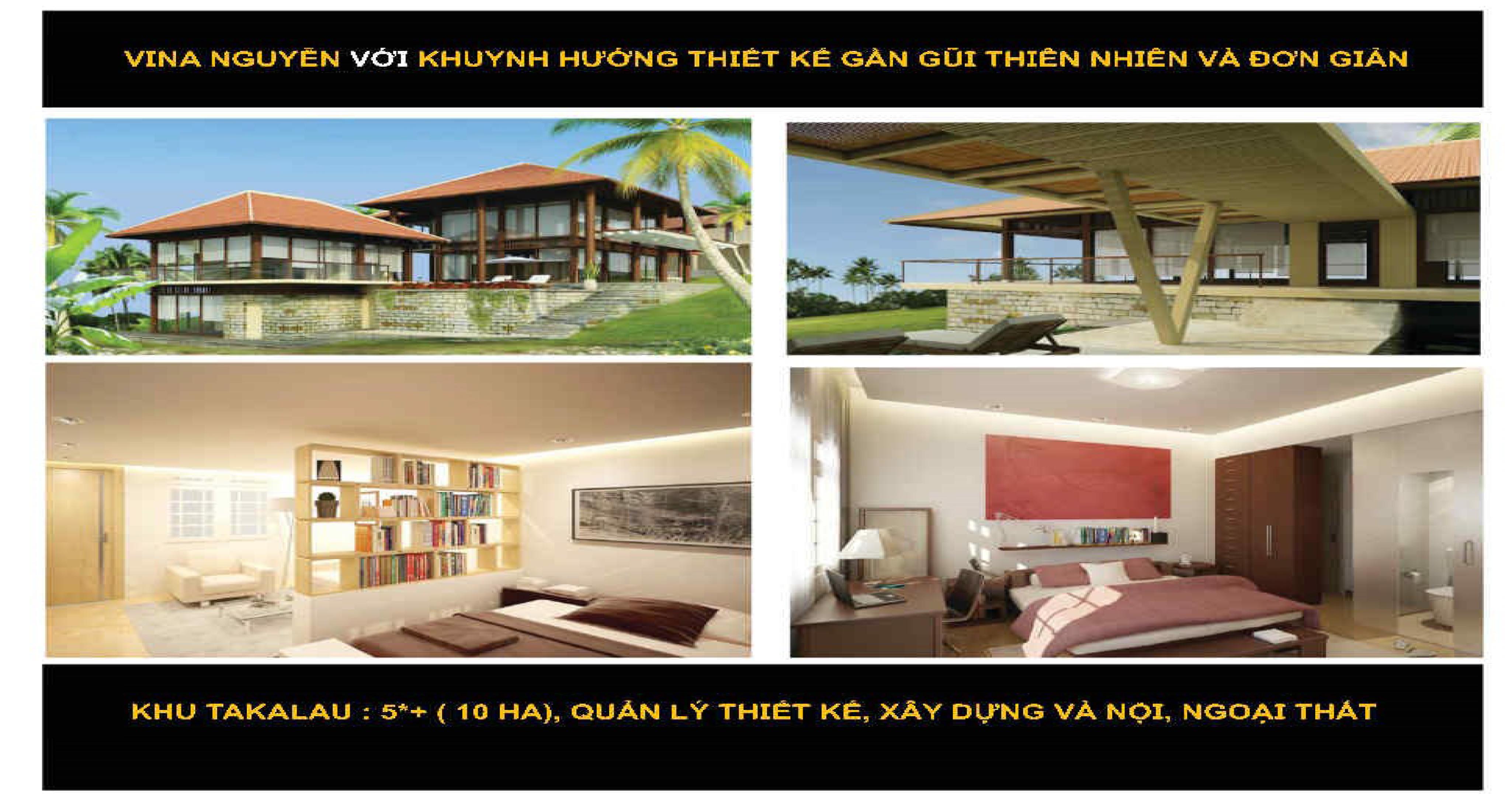 Takalau area interior and exterior design